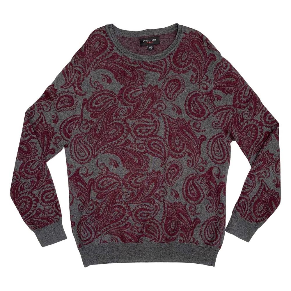 Structure - Slim Fit Knitted Sweater (XL)